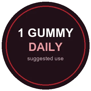 One gummy daily, the label's suggested use